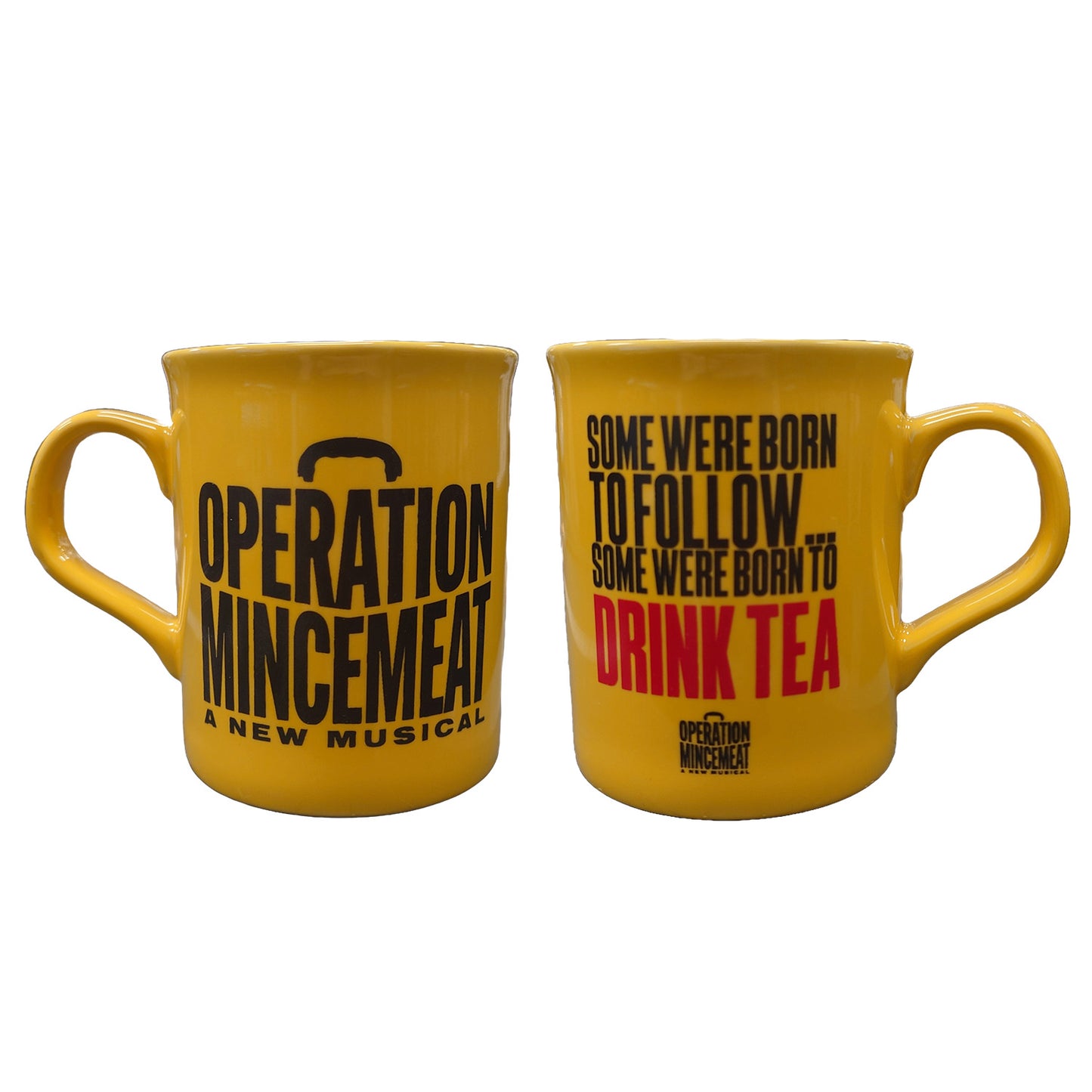 Born To Drink Tea Yellow Mug