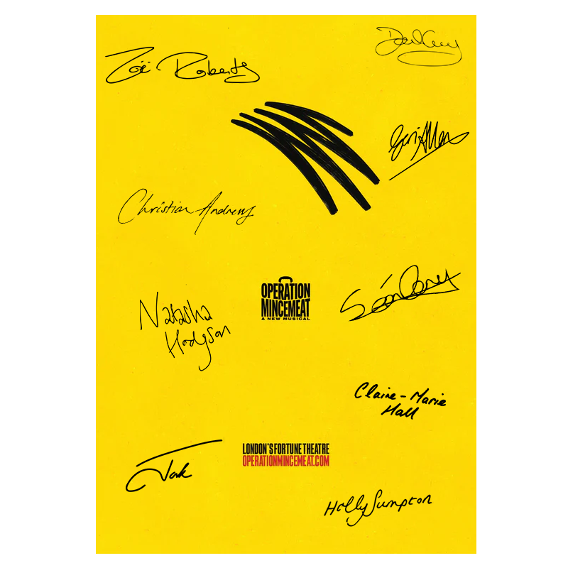 SIGNED Theatre A3 Poster